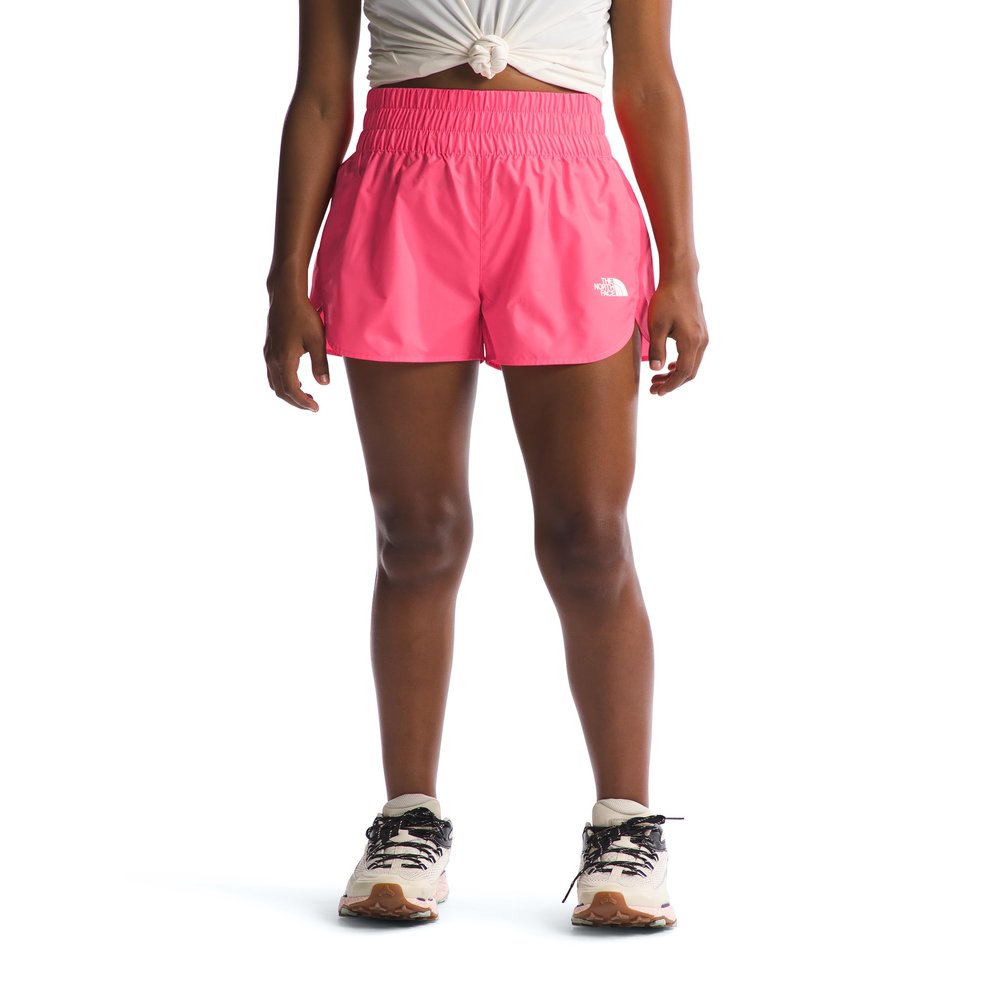 The North Face Girls Never Stop Woven Short, M, Radiant Poppy