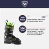 Rossignol Speed 100 HV+ - Ski Boots for Men - Relaxed Fit Snow Ski Boots - Black view 4