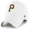 '47 MLB White MVP Adjustable Hat, Adult One Size Fits All (One Size, Pittsburgh Pirates) view 1