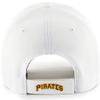 '47 MLB White MVP Adjustable Hat, Adult One Size Fits All (One Size, Pittsburgh Pirates) view 2