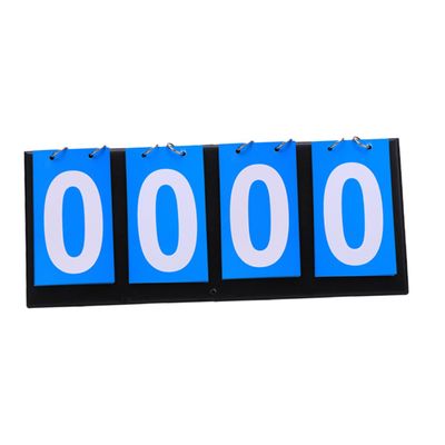 BESPORTBLE Tabletop Scoreboard Flipper 4 Scoreboards Basketball Score Board Flipper for Sports Games Portable Scorekeeper