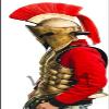 Muscle Jacket Armor Medieval & 300 Spartan Helmet King Roman Halloween Costume view 3