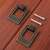 Southst 2pcs Vintage European Wooden Wine Box Furniture Handle Knobs Chinese Hardware Cabinet Cupboard Pull Handles 30x40mm view 3