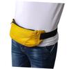 Sosoport Lightweight Outdoor Waist Bag for Running Hiking and Travel High-capacity Fanny Pack with Headphone for Men and Women Yellow view 4