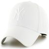 '47 MLB White MVP Adjustable Hat, Adult One Size Fits All (One Size, New York Yankees) view 1