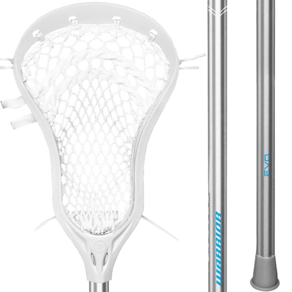 Warrior Evo Attack Complete Lacrosse Stick (Silver)