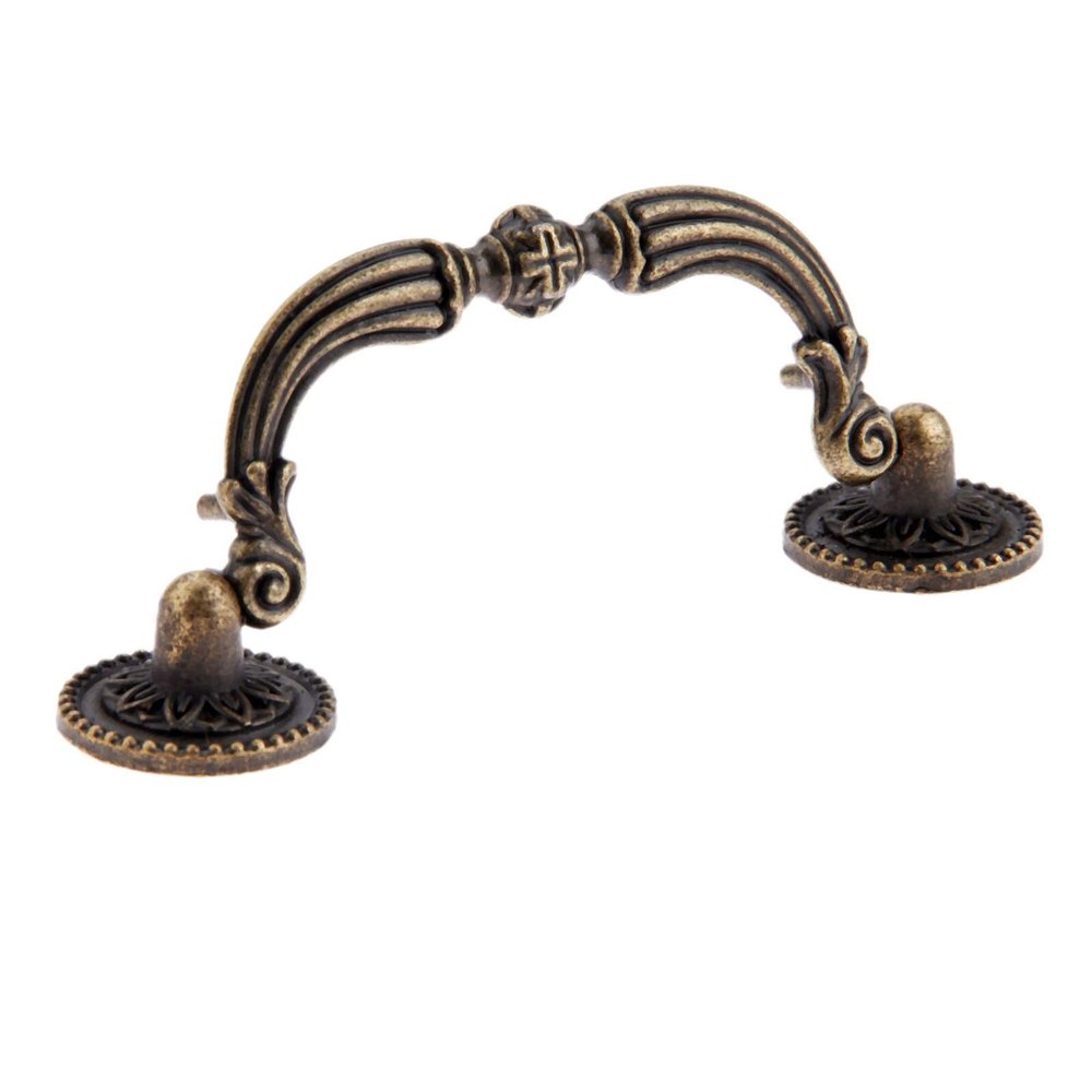 Southst Vintage Handle Antique Bronze Europe Style Pull 125mmx45mm Retro Knob Cupboard Door Kit Cabinet Wood Jewelry Box Hardware