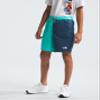 The North Face Boys Amphibious Class V Short, M, Geyser Aqua Wavy BP Phantom Print/Shady Blue Wavy BP Phantom Print view 3