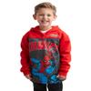 Marvel Boys Hoodie - Fleece Pullover Quarter Zip Sweatshirt Graphic Hoodies for Boys - Novelty Clothing for Toddlers & Kids, Size 2T, Spider Man Red view 3