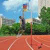 ARCVOX Vertical Jump Measure Equipment with Wheels, School High Jump Training Tester, Physical Training Leap Tester, Basketball Jumping Ability Tester (Color : Colorful ABS, Size : 4.6-9.2ft) view 1