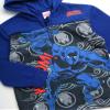 Marvel Boys Hoodie - Fleece Pullover Quarter Zip Sweatshirt Graphic Hoodies for Boys - Novelty Clothing for Toddlers & Kids, Size 2T, Black Panther Royal view 4
