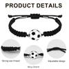 Soccer Bracelet, Soccer Jewelry, Adjustable Unisex Paracord Bracelets - Soccer Gift For Players and Teams(Hot Pink) view 2