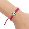 Soccer Bracelet, Soccer Jewelry, Adjustable Unisex Paracord Bracelets - Soccer Gift For Players and Teams(Hot Pink) view 4