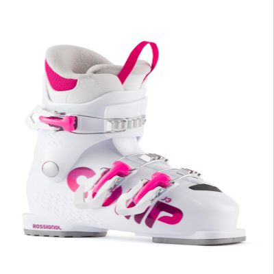 Rossignol Comp J3 - Kids Ski Boots for Downhill Skiing - White