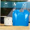 BESPORTBLE 2sets Collapsible Water Containers Large Volume Water Bag Screw Thread Lid for Hiking Biking Picnics 2pcs*2 view 2