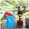 BESPORTBLE 2sets Collapsible Water Containers Large Volume Water Bag Screw Thread Lid for Hiking Biking Picnics 2pcs*2 view 4
