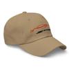 2023 Sports Car Z06 C8 Corvette Sebring Amplify Orange Silhouette Emroidered Dad hat view 2
