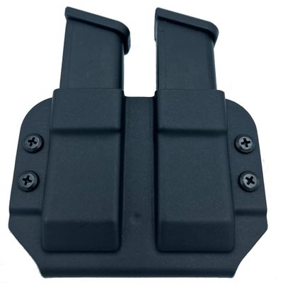 USATAC OWB Belt Clip Double Mag Pouch Fits Springfield XDM 3.5 45 ACP - USA Made - Double Magazine Carrier (Flat Dark Earth)