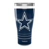 Tervis Traveler NFL Dallas Cowboys - MVP Triple Insulated Tumbler Travel Cup Keeps Drinks Cold & Hot, 30oz, Stainless Steel view 1