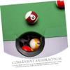 Toddmomy 6pcs Professional Billiard Pocket Liner Sturdy Billiard Pocket Liner Snooker Supply Billiard Accessory Pool Table Liner Billiards Billiard Accessories Hole Protective Glue Colloid view 2