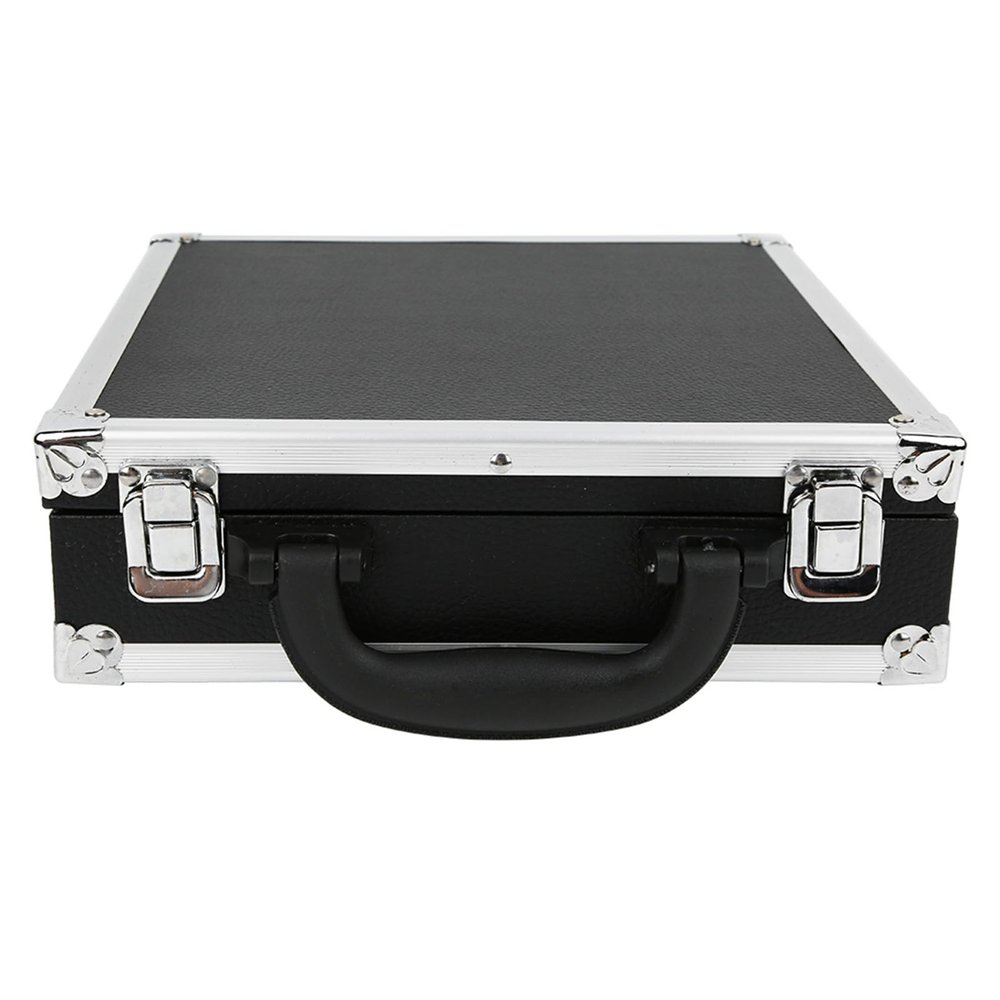 Yosoo Billiard Balls Box Snooker Billiard Balls Storage Box, 16 Balls Snooker Pool Balls Carrying Case with Handle Training Supplies Accessory Large, Billiard Balls Storage Case