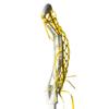 Gait Air 2 Flex Mesh Women's Strung Lacrosse Head (White/Yellow) view 3