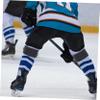 Toddmomy 4pcs Hockey Leg Strap ice Hockey Knee Hockey Goalie Leg Strap Hockey Strap for Women Men shin Strap Mens Watch Bands shin Guard for Women Men Polyester Football Men's Elastic Band view 3