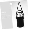 INOOMP 2pcs Insulated Water Bottle Carrier Bag with Strap Neoprene Sleeve for Bottles - Cover for Hiking and Outdoor Activities Easy to view 2