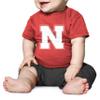 Little King NCAA Infant Tech T-Shirt-Boys & Girls-Nebraska-Red-18 Months Team Color view 1