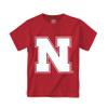 Little King NCAA Infant Tech T-Shirt-Boys & Girls-Nebraska-Red-18 Months Team Color view 2