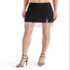 Steve Madden Apparel CAM Skirt with Fringe, Black, 12 view 3