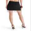 Steve Madden Apparel CAM Skirt with Fringe, Black, 12 view 4