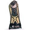 Tilos Visionary Mask with Diver Sleek Dry Snorkel and Aubade OH Fins Package (Yellow, S/M) view 4