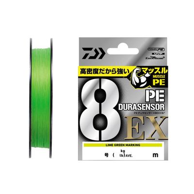 DAIWA 0.6-200 PE Line UVF PE Dura Sensor X8EX + Si3 Lime Green M