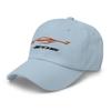 2023 Sports Car Z06 C8 Corvette Sebring Amplify Orange Silhouette Emroidered Dad hat view 3
