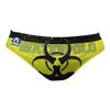 BIO Yellow/Black Men's Swimsuit Briefs. Sport Swim Briefs for Water Polo, Swimming, Triathlon. Mens Athletic Briefs for Professional Performance by MTS. Size XS view 1