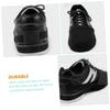 INOOMP 3pairs Bowling Shoe Slider Cover Bowling Shoe Sliding Mat Non-Deformation Design for Easy Wear Compact and Portable for Enhanced Performance Black view 2