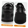 INOOMP 3pairs Bowling Shoe Slider Cover Bowling Shoe Sliding Mat Non-Deformation Design for Easy Wear Compact and Portable for Enhanced Performance Black view 3