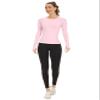 MathCat Workout Shirts for Women Long Sleeve, Workout Tops for Women, Quick Dry Gym Athletic TopsSeamless Yoga Shirts Lightpink view 4