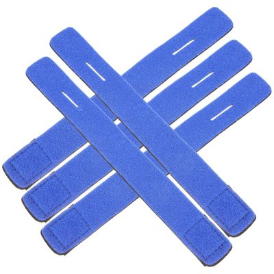 Sosoport 5pcs Fishing Rod Straps Elastic Fishing Pole Sleeves for Soft and Ties for Casting and Fly Rods Lightweight Convenient Outdoor Gear