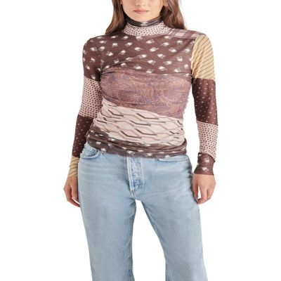 Steve Madden Apparel Women's Amelie TOP, Multi