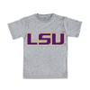 Little King NCAA Infant Tech T-Shirt-Boys & Girls-LSU-Oxford-12 Months Team Color view 2