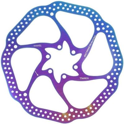 160mm Disc Brake Pads Parts for KUGOO G5 Electric Scooter Disc Brake Pads Accessories (160mm Colorful)