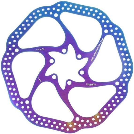 160mm Disc Brake Pads Parts for KUGOO G5 Electric Scooter Disc Brake Pads Accessories (160mm Colorful)