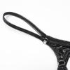Hedmy Men's Micro Enhance Pouch Panties Underwear Jockstraps V String Slip Low Rise T-Back Thongs Type B Black Small view 3