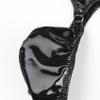 Hedmy Men's Micro Enhance Pouch Panties Underwear Jockstraps V String Slip Low Rise T-Back Thongs Type B Black Small view 4