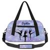 Custom Kids Duffel Overnight Bag Personalized Dance Bag Travel Duffel Bag for Girls Boys Customized Kids Gifts- Cute Girls Dance view 1