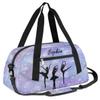 Custom Kids Duffel Overnight Bag Personalized Dance Bag Travel Duffel Bag for Girls Boys Customized Kids Gifts- Cute Girls Dance view 2