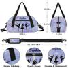 Custom Kids Duffel Overnight Bag Personalized Dance Bag Travel Duffel Bag for Girls Boys Customized Kids Gifts- Cute Girls Dance view 3