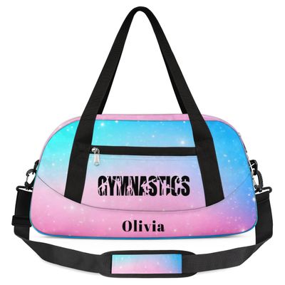 Custom Kids Duffel Overnight Bag Personalized Dance Bag Travel Duffel Bag for Girls Boys Customized Kids Gifts- Gymnastics Life
